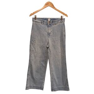 Gap High Rise Wide Leg Crop Jeans Size 6